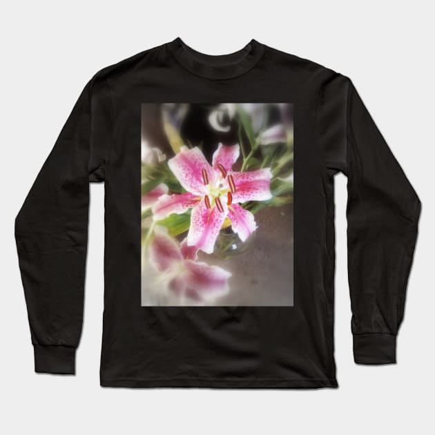 Stargazer Lilies #11 Long Sleeve T-Shirt by DlmtleArt